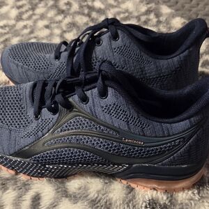 Ladies Blue/Pink Athletic Sneakers